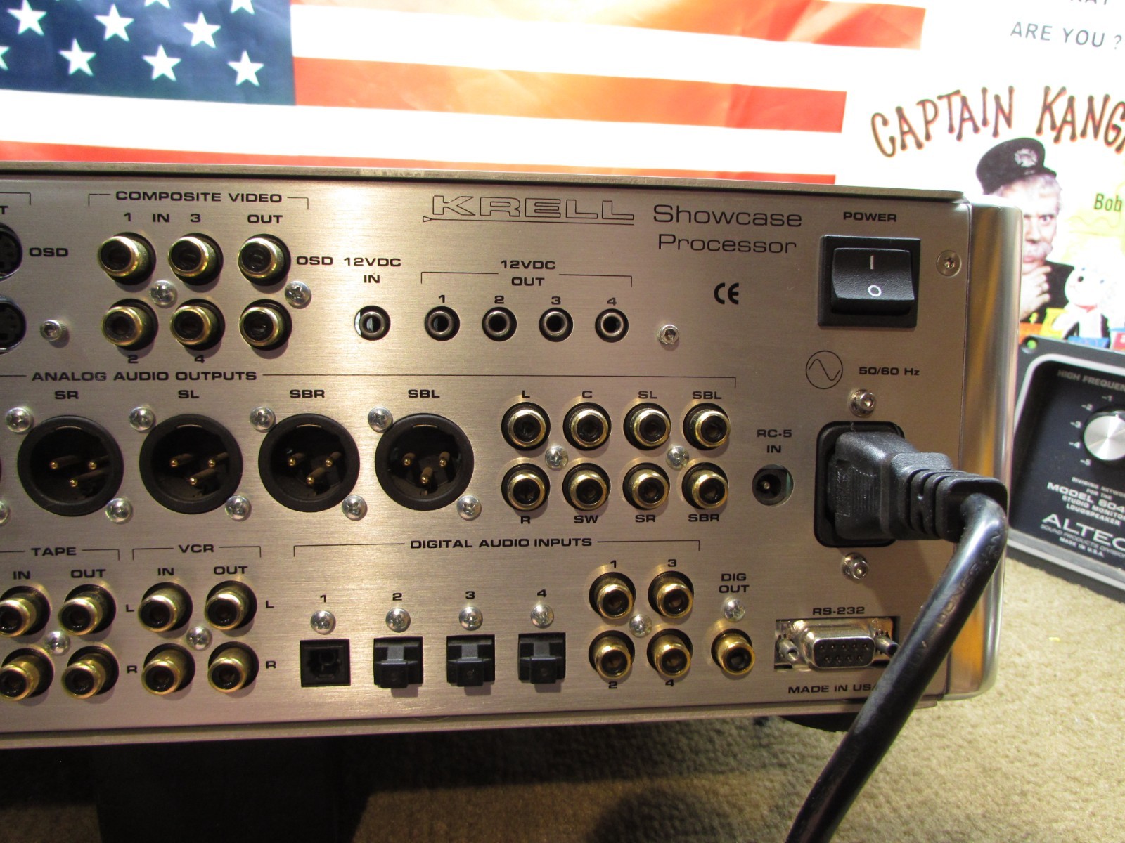 ESTATE* VINTAGE KRELL SHOWCASE PROCESSOR PREAMP ~ VIDEO-READ/+Orig Box