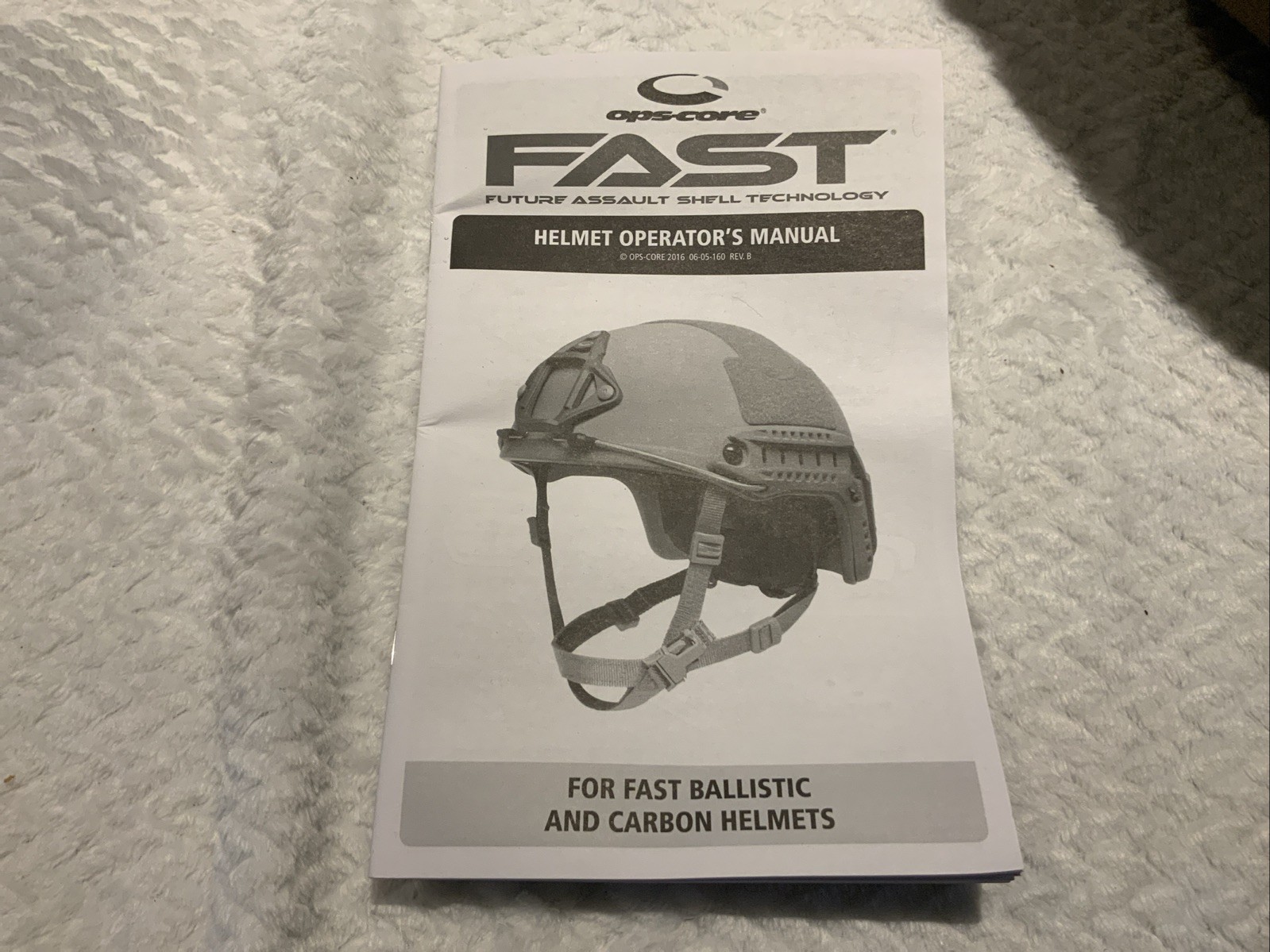 OPS-CORE FAST SF CARBON HELMET SYSTEM XLarge Tan Vented Lux Liner With OCC Dial