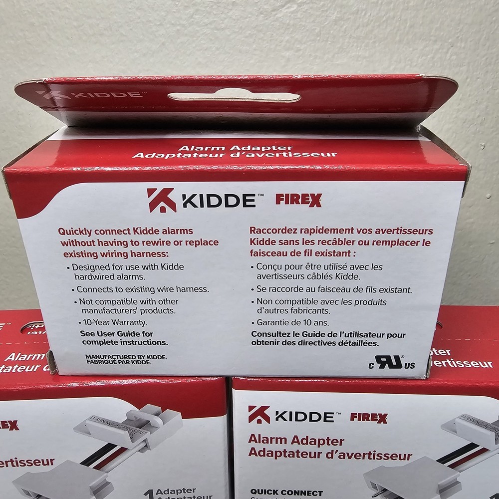 Kidde Quick Connect Smoke Detector Adapter Plug 20-9003 6 Boxes READ DESCRIPTION
