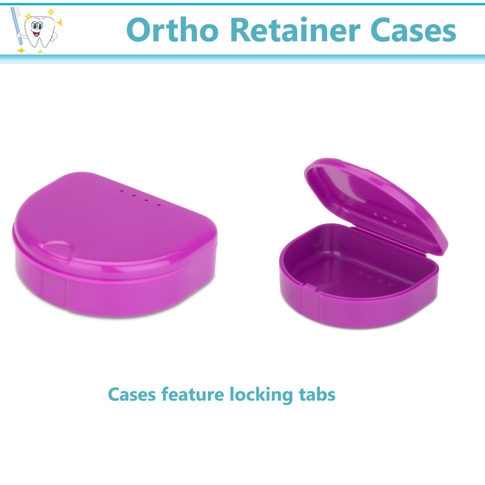 240 Sealed Assorted Dental Retainer Boxes Denture Case Containers Box (20 Box)