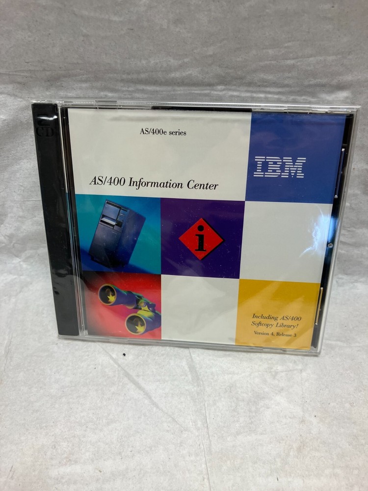 IBM AS/400 SOFTCOPY LIBRARY & INFORMATION CENTER Version 4 Release 3 Manuals DVD