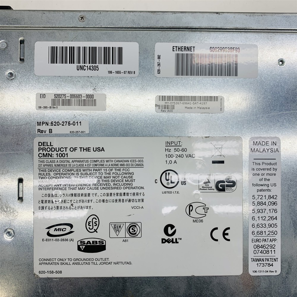 Dell 2161DS 16-Port KVM Over IP Rack Console Switch VGA PS2 Server Access Module