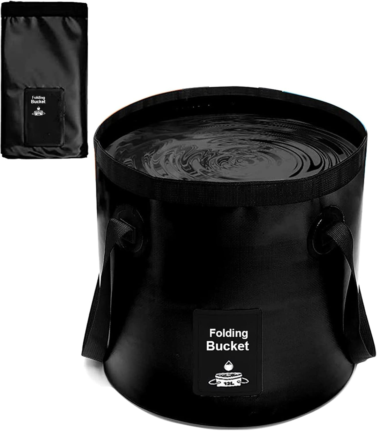 Portable Collapsible Bucket for Fishing, Camping, Hiking, Backpacking, Outdoor