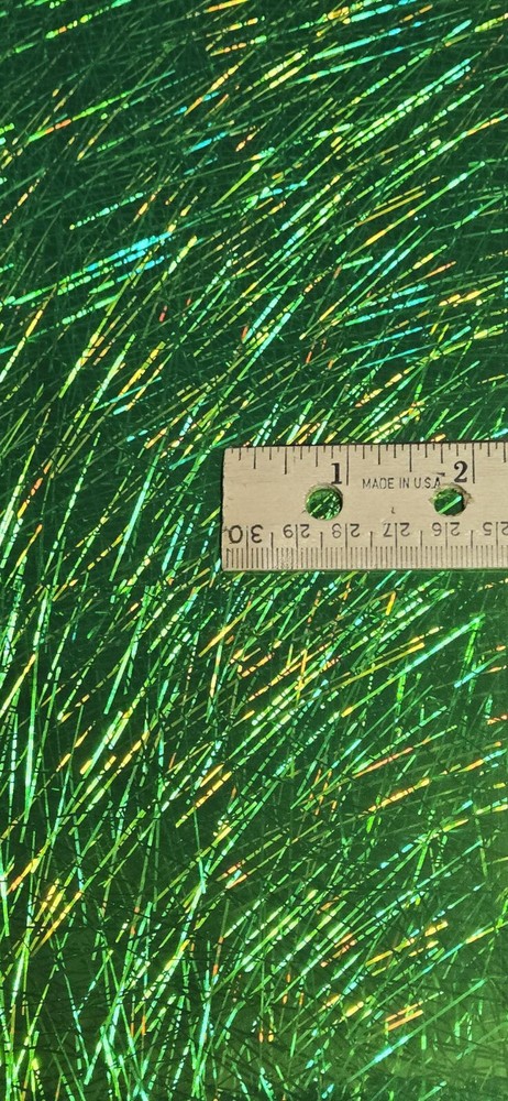 Holographic Fluorescent Green Light Ray Sign Plotter Cutter Vinyl Roll