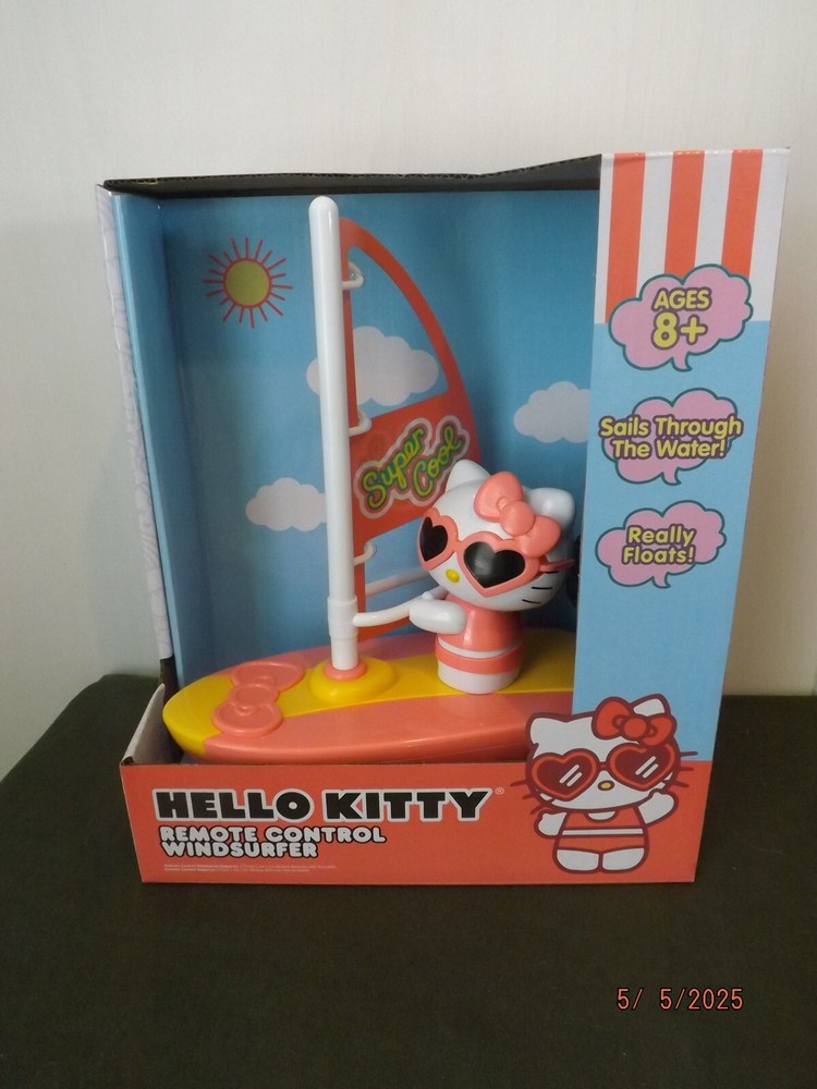 Hello Kitty Remote Control Windsurfer NEW