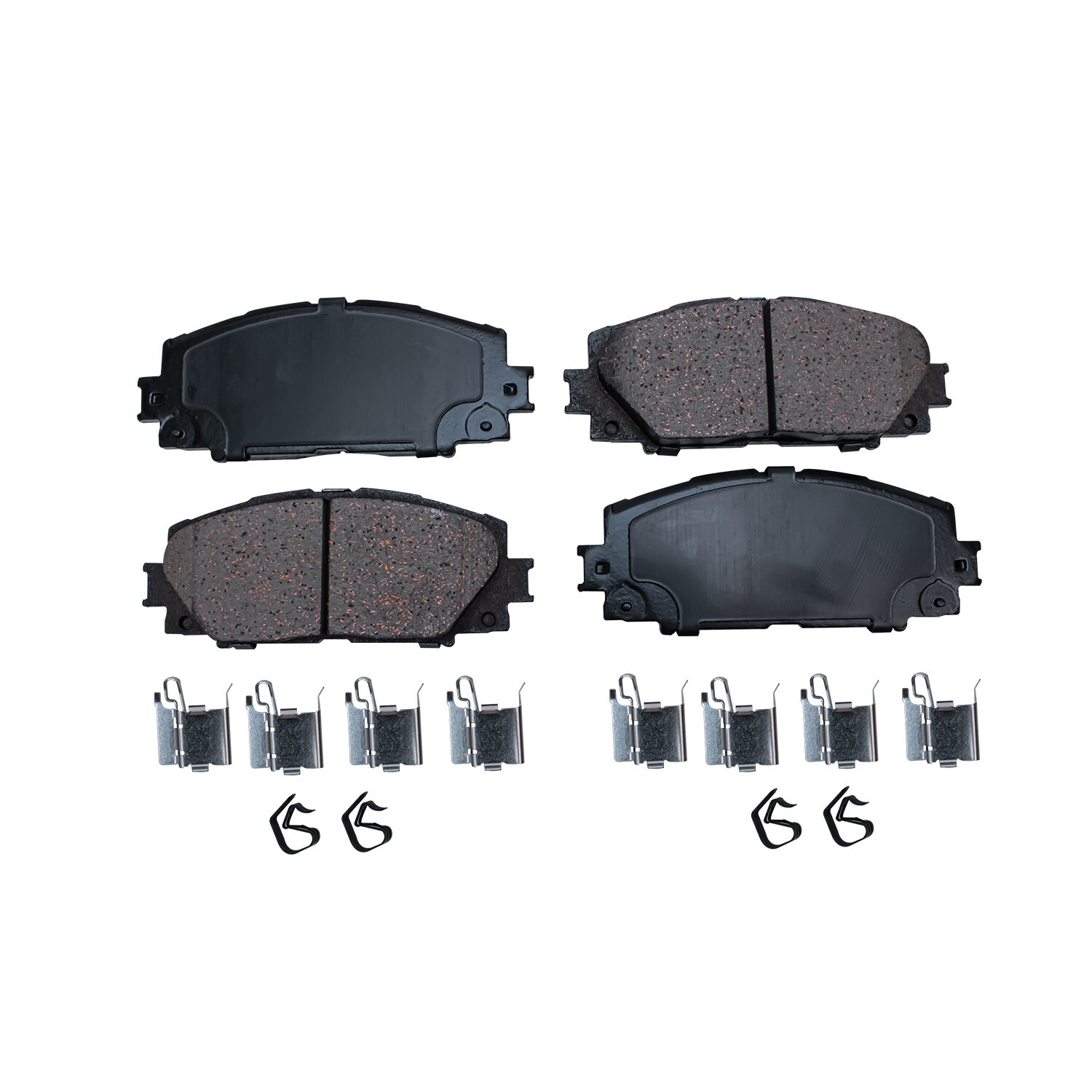 Front Ceramic Brake Pads + Rear Brake Shoes for 2012 - 2017 2018 Toyota Prius C