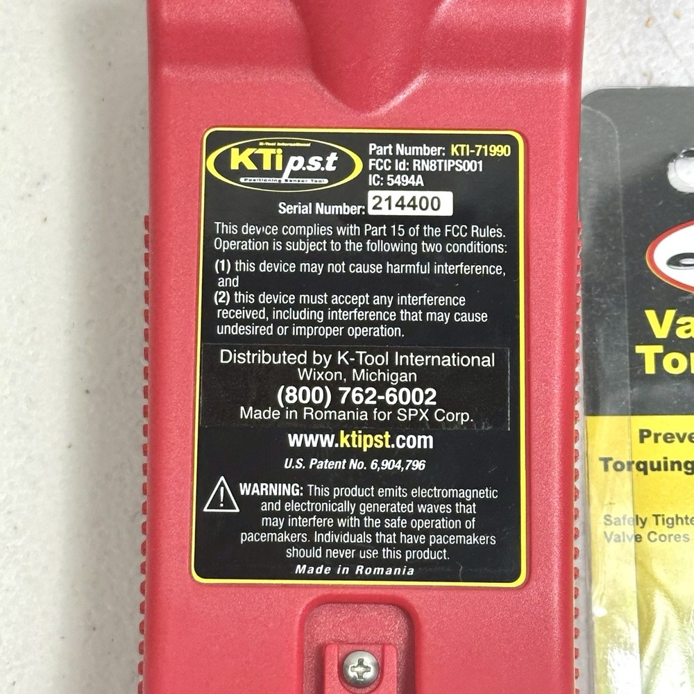 KTI-71990 Tire Pressure Sensor ~ Positioning Sensor Tool W Extra Open Box