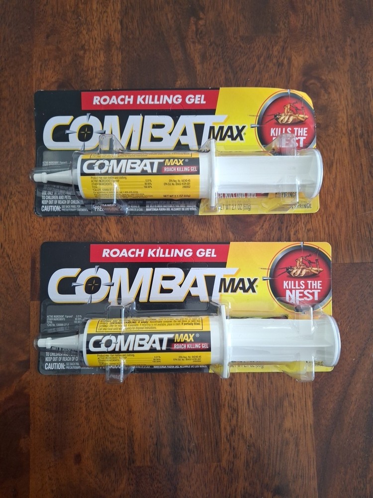 2 COMBAT Source Kill Max Roach Insect Killer Gel 60g