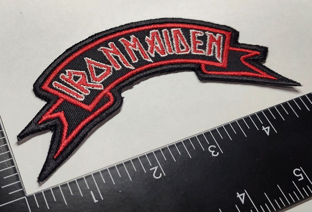 Iron Maiden Patch Rock Music Patch Hook Loop Tactical High Quality Patch