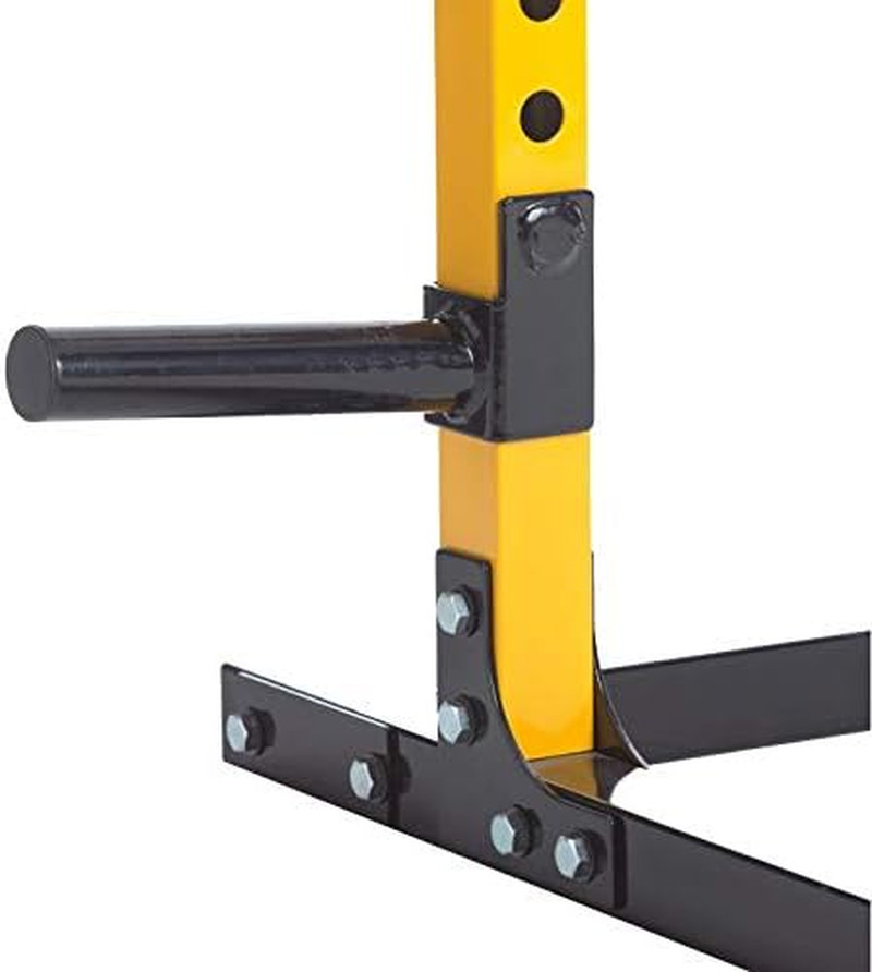 Multi-Function Adjustable Power Cage with J-Hooks, Safety Straps and Optional LA