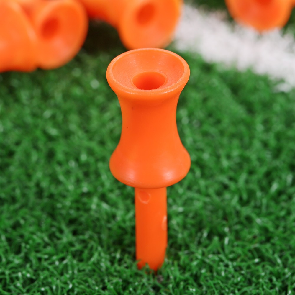 New 48mm Golf Tees Step Down Plastic Graduated Castle Tee Height Control 100pcs