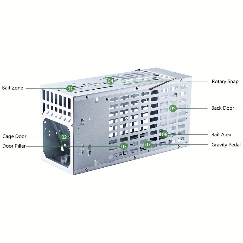 Continuous Mouse Trap Mouse Cage - Rodent Control - All Mice Can Enter