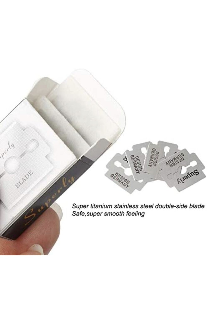 100 Platinum Coated Corn Callus Remover Shaver Replacement Refil Blades