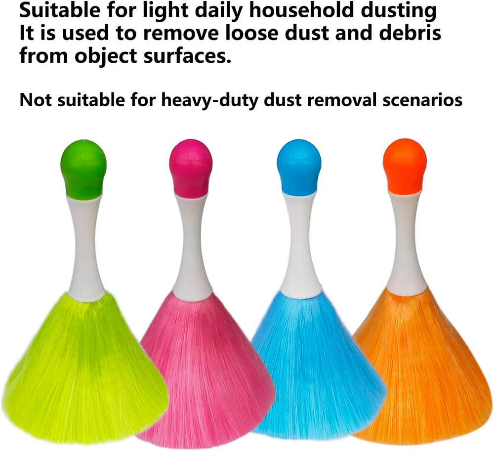 4 Pack Washable Handheld Microfiber Dusters Non Scratch Cleaning Set