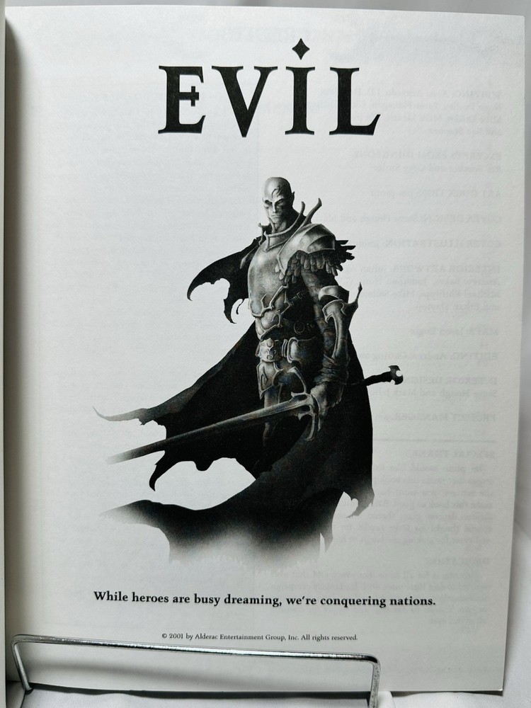 AEG D20 System Evil Sourcebook Dungeons And Dragons Pre-Owned