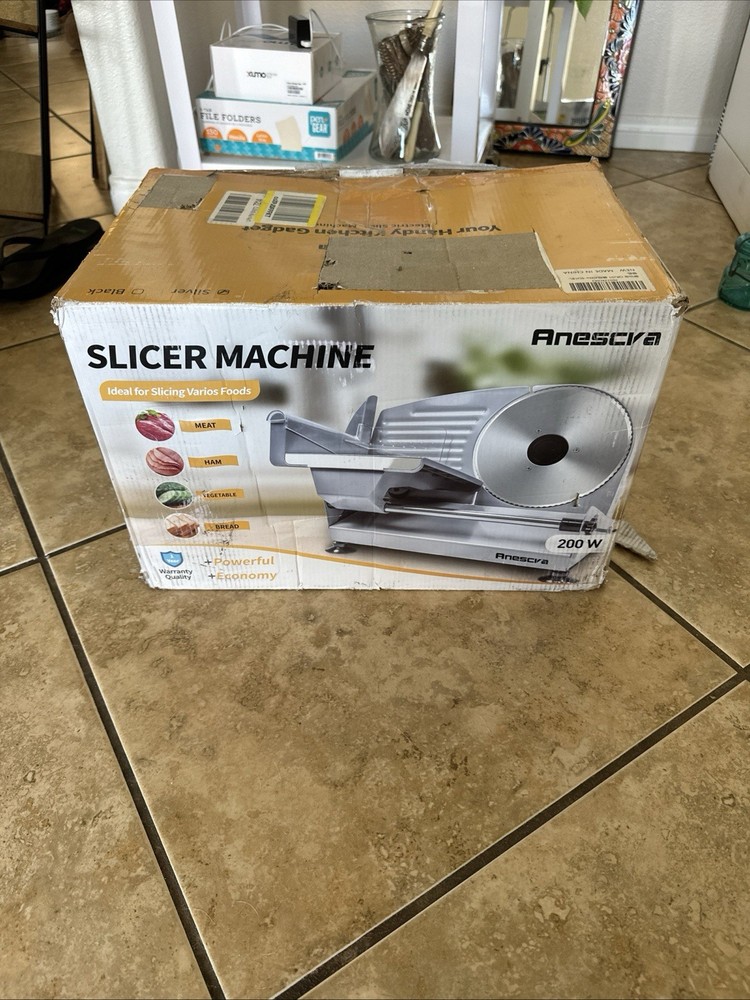 New Premium Meat Slicer Machine Anescva