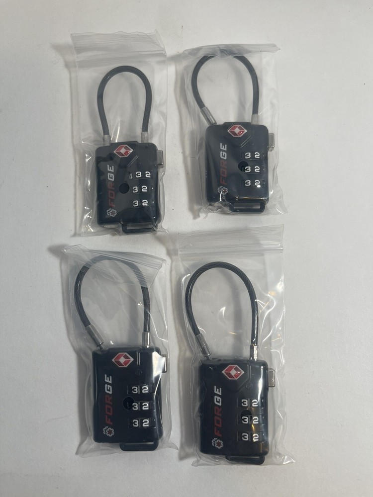 Forge 4 Pack TSA Locks