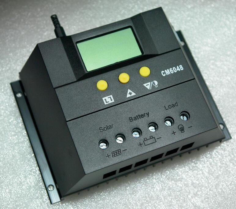 Solar Charge Controller 30A/50A/60A LCD Display 48V Battery Charger Regulator