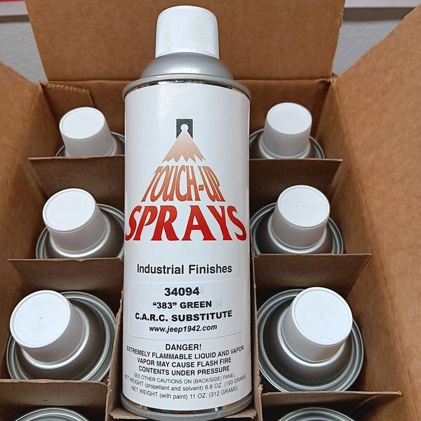 Gillespie Military Spray Paint 34094. 383 CARC Green Substitute. Humvee Hummer.