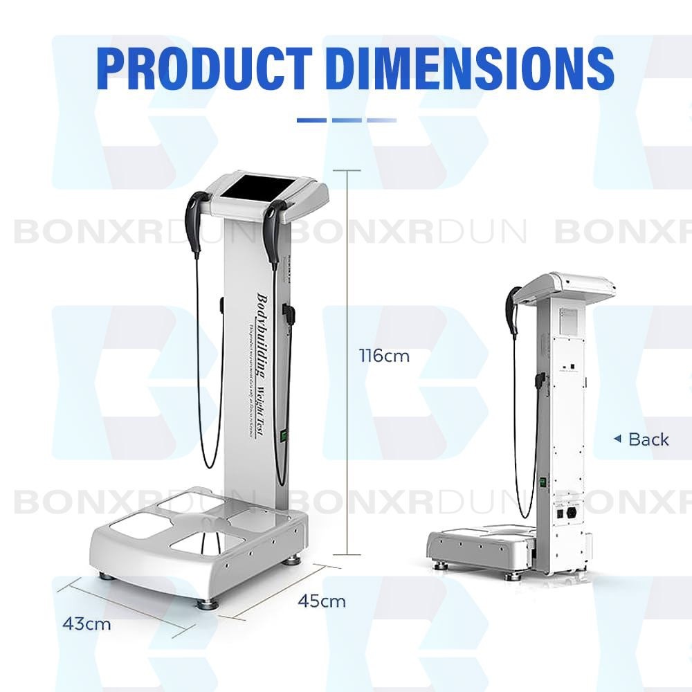Human-Body Composition Analyzer BMI Body Fat Meter Body Element Analyzer+Printer