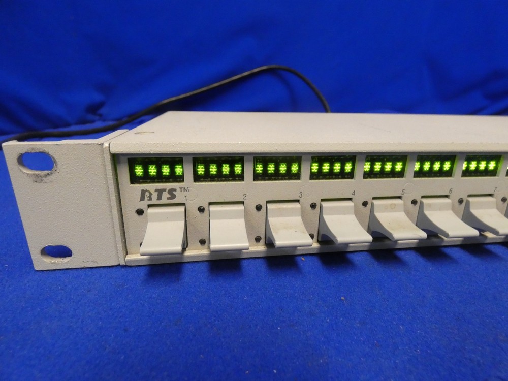 RTS KP-12LK 12 Position Intercom Key Panel White w/Power Cord