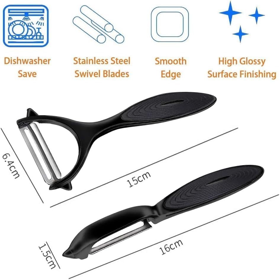 Professional Quality Ergonomic Vegetable Peeler Set – Precision & Comfort