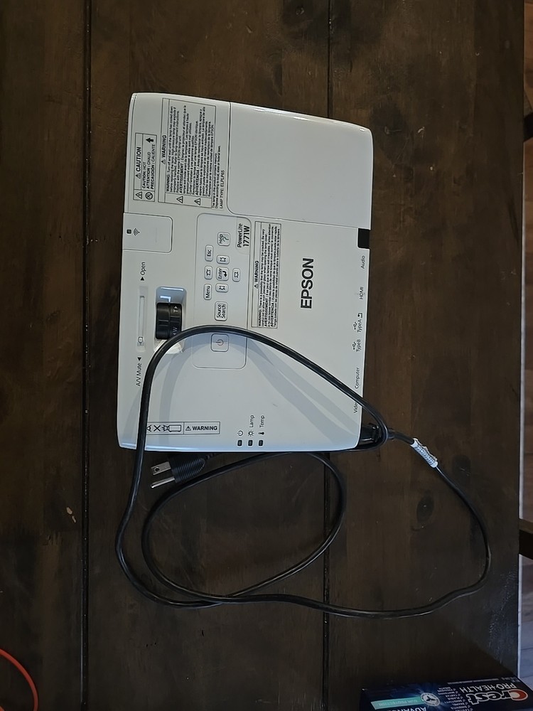 Epson PowerLite 1771W LCD Projector H477A
