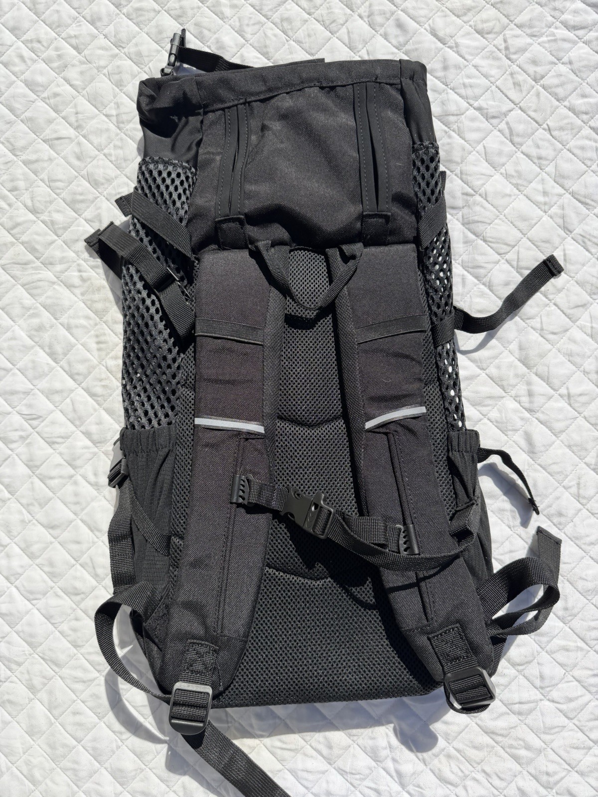 K9 Sport Sack Size Large Backpack Dog Carrier Black W/removable Front Pouch