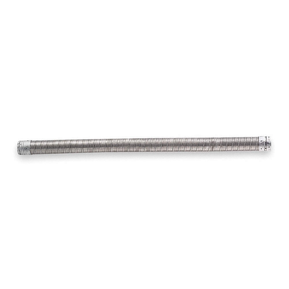 AMERI-VENT 4FC3 Flexible Pipe Section,4" Dia.,3 ft. L 4E859