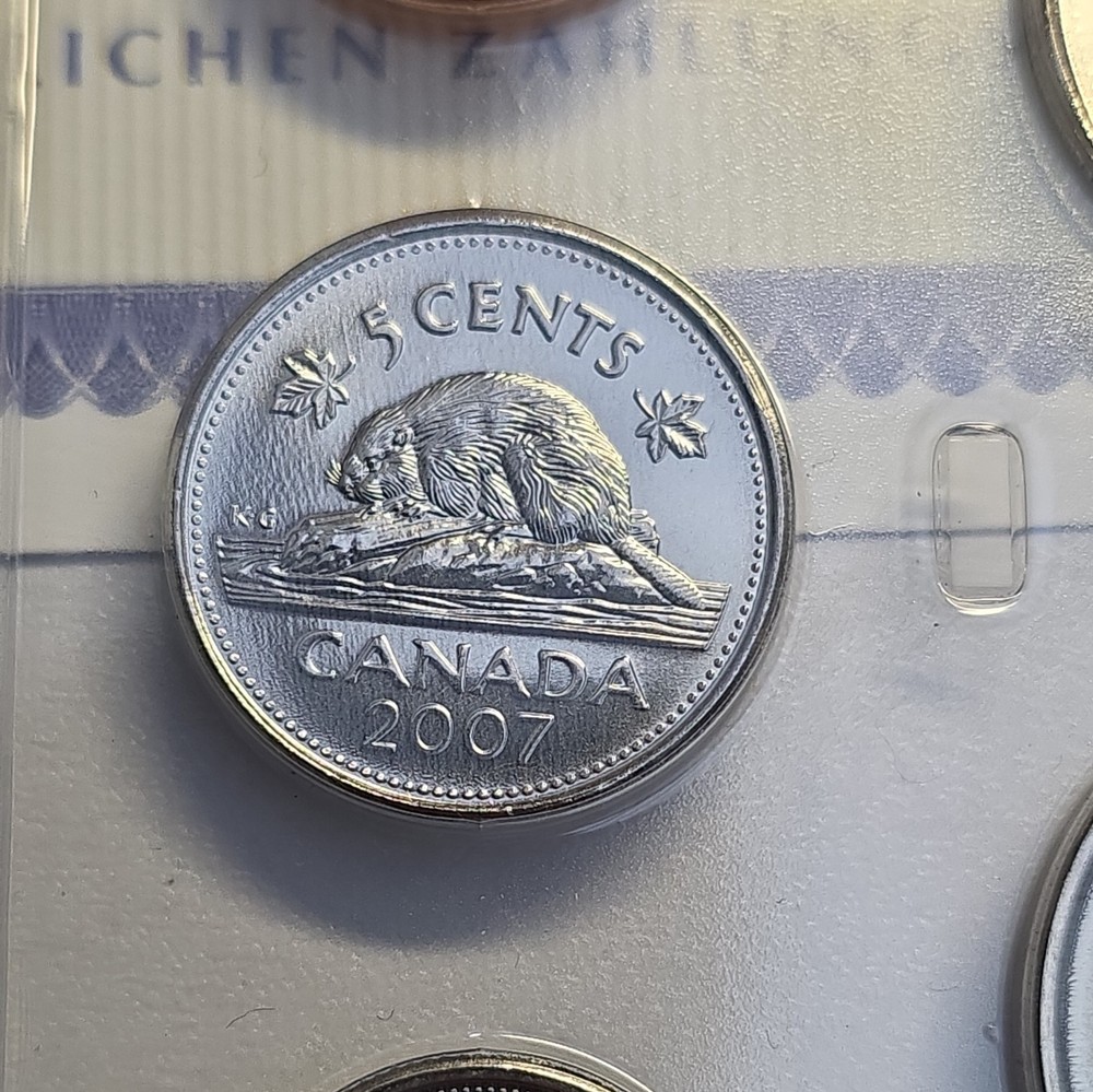 1 Cent - 2 Dollars 2002-2007 Excellent Condition Coins Set Canada