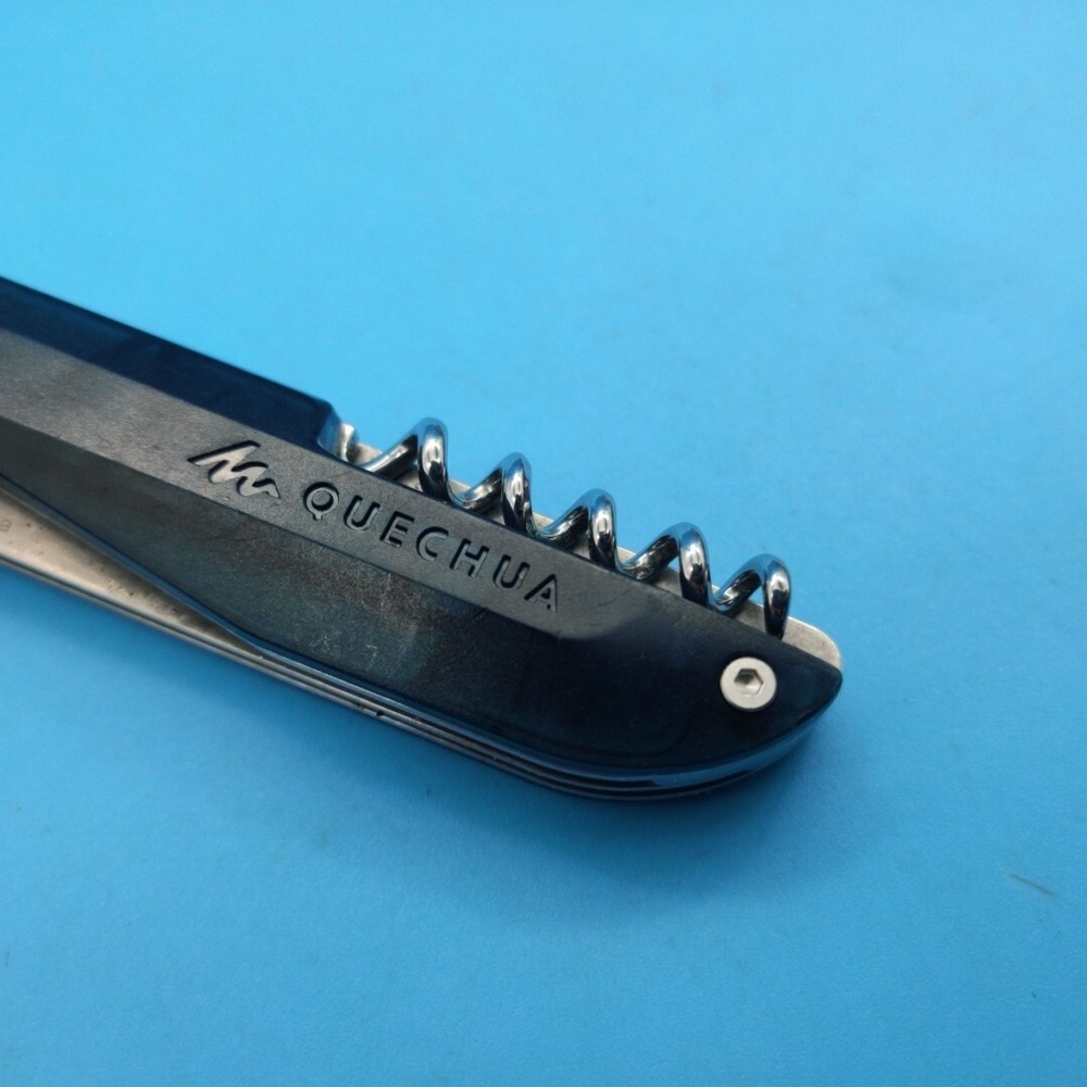 USED QUECHUA CLAP FOLDING KNIFE NAVAJA MULTITOOL DECATHLON