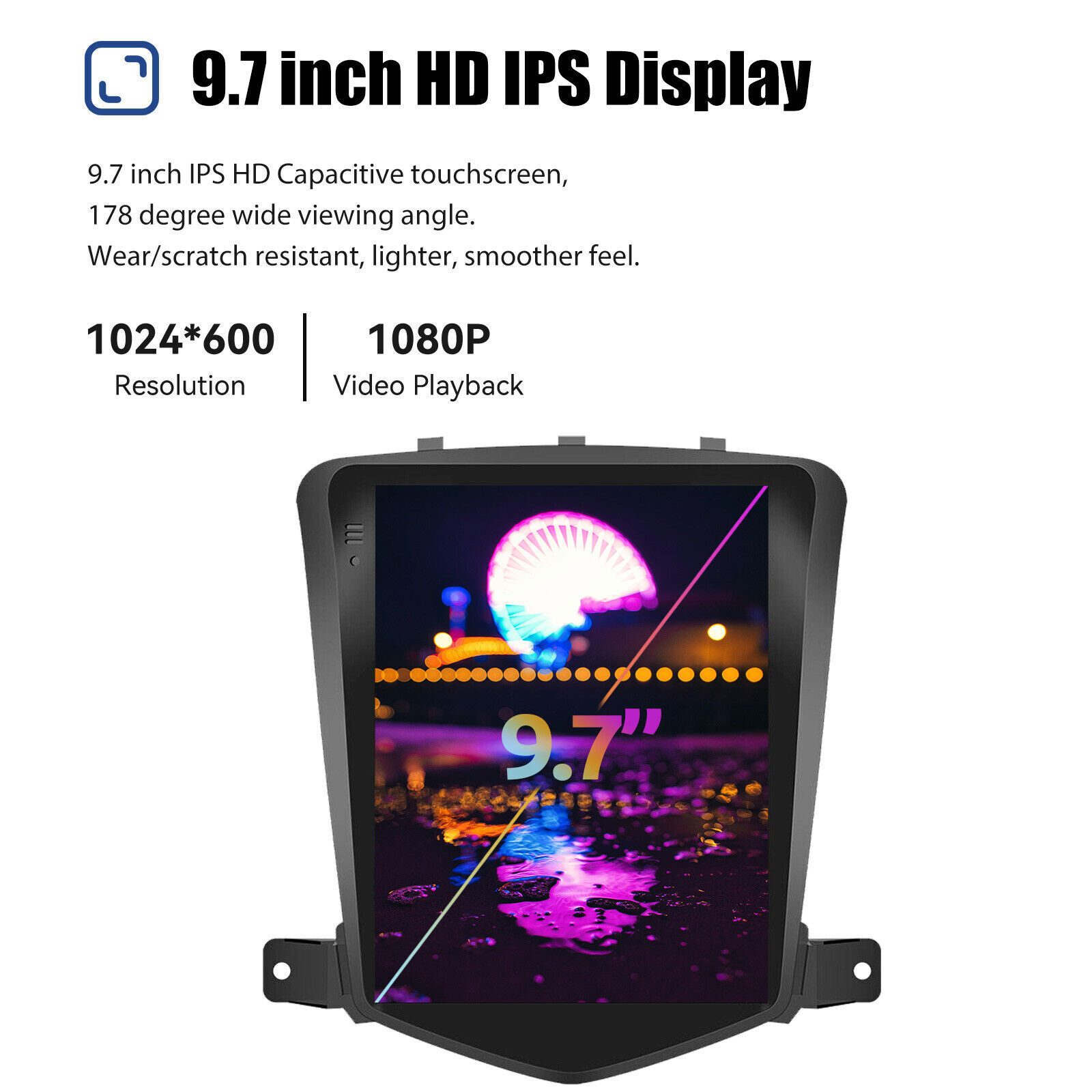 Android 13.0 For 2009-2015 Chevy Cruze GPS Navi Car Radio Stereo WiFi Player CAM