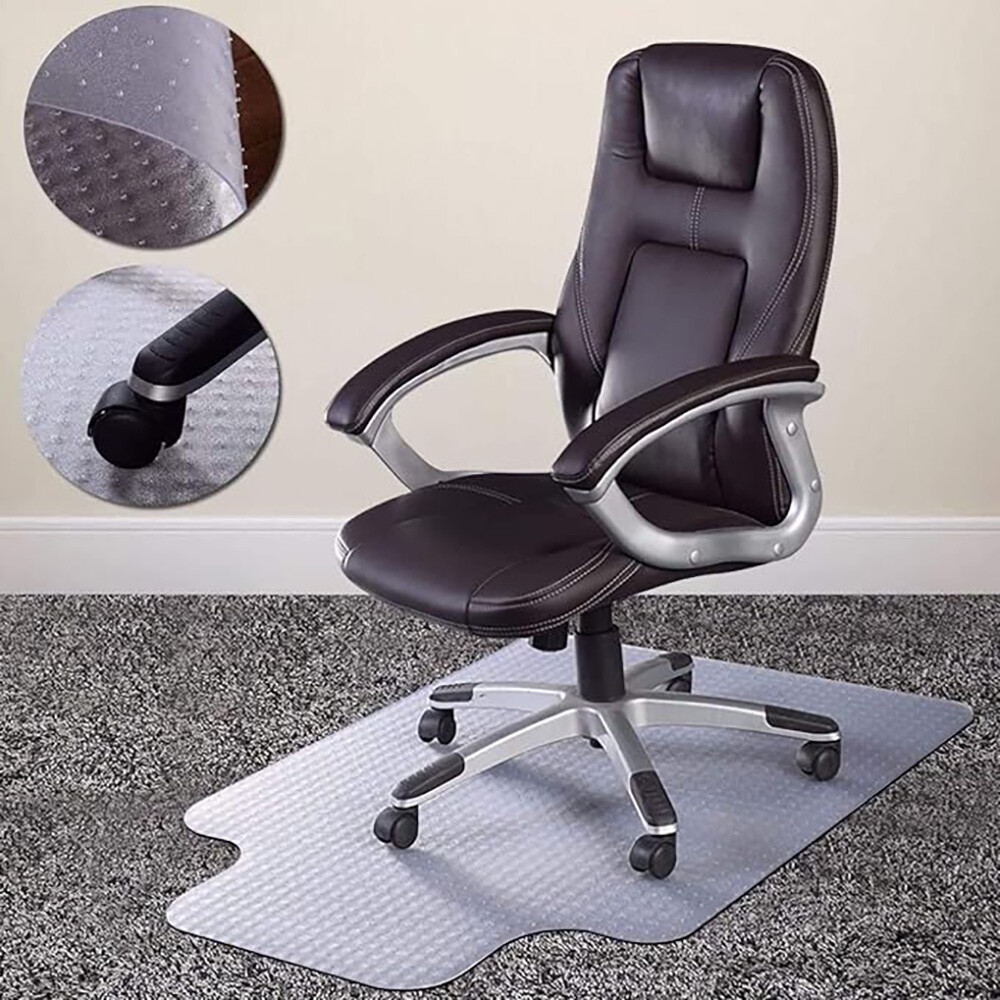 Office Chair Mat Computer Desk Chair Mat for Carpet Floor w/Extended Lip 36"x48"