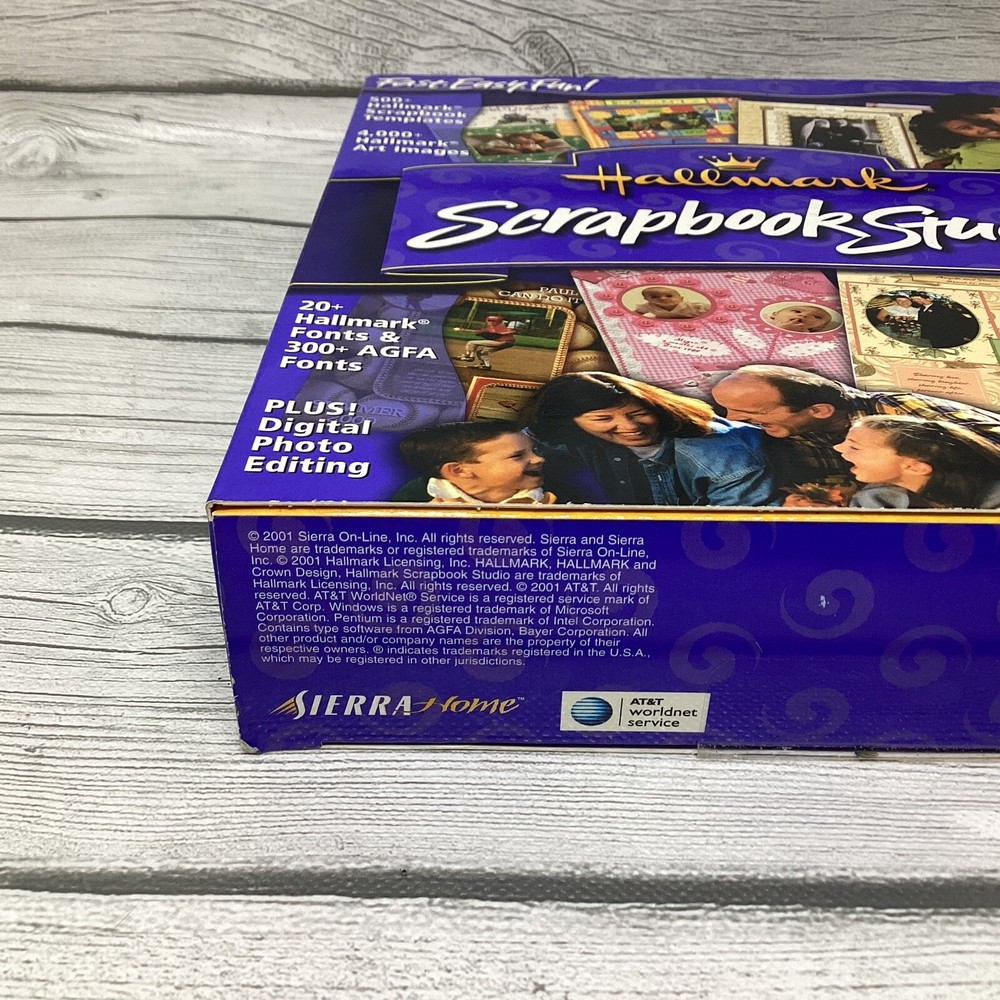 Hallmark Scrapbook Studio 2001 Windows XP/2000/98/95/ME/NT4 WSP4