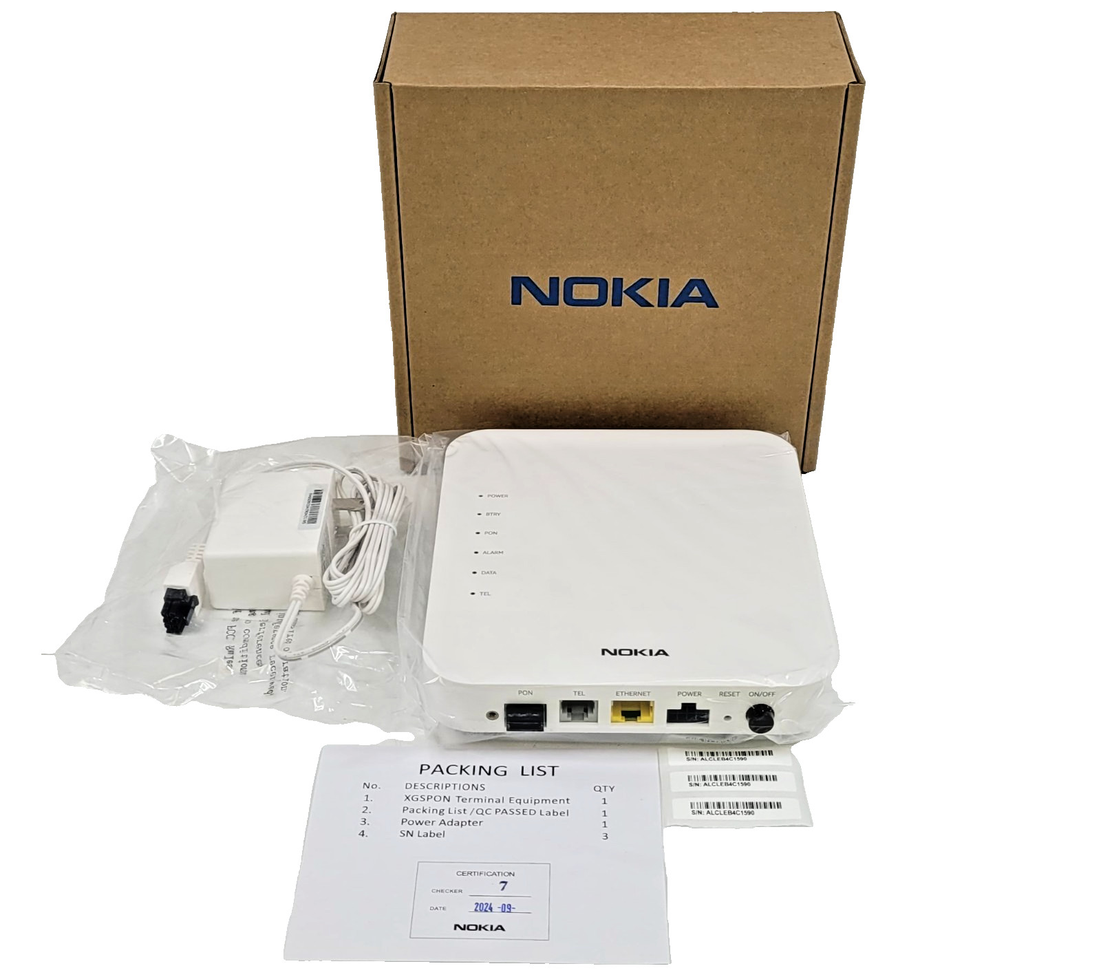 Nokia XS-110G-A Indoor XGS PON Optical Network Terminal NEW