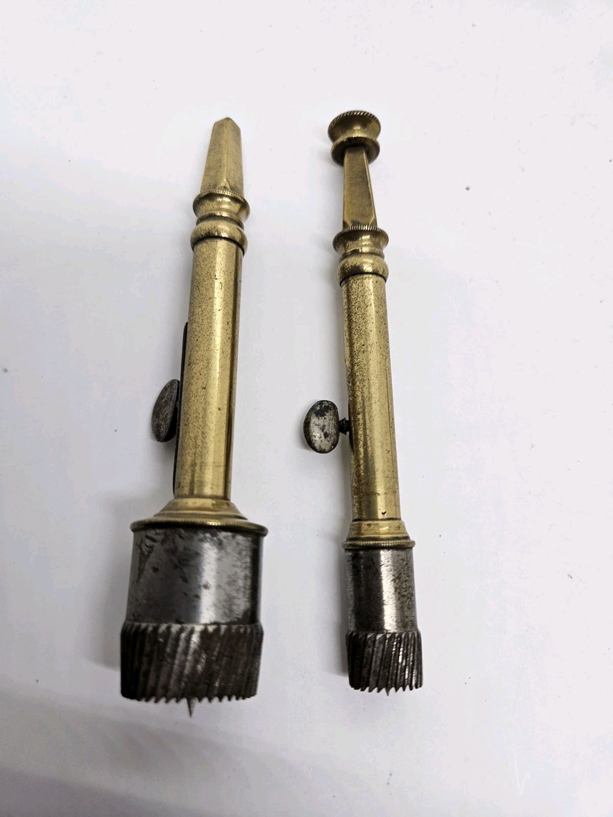 Antique 1800's Galt's Graduated Trephine Craneal Skull Bone Saw 3 Pc. Trepanning