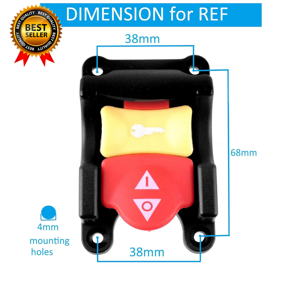 Table Saw Switch Replacement Compatible with and Craftsman Paddle On/Off Switch