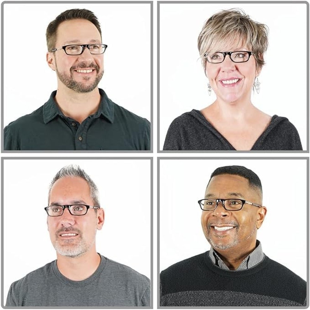 CliC Adjustable Front Connect Reader Black 1.5 x