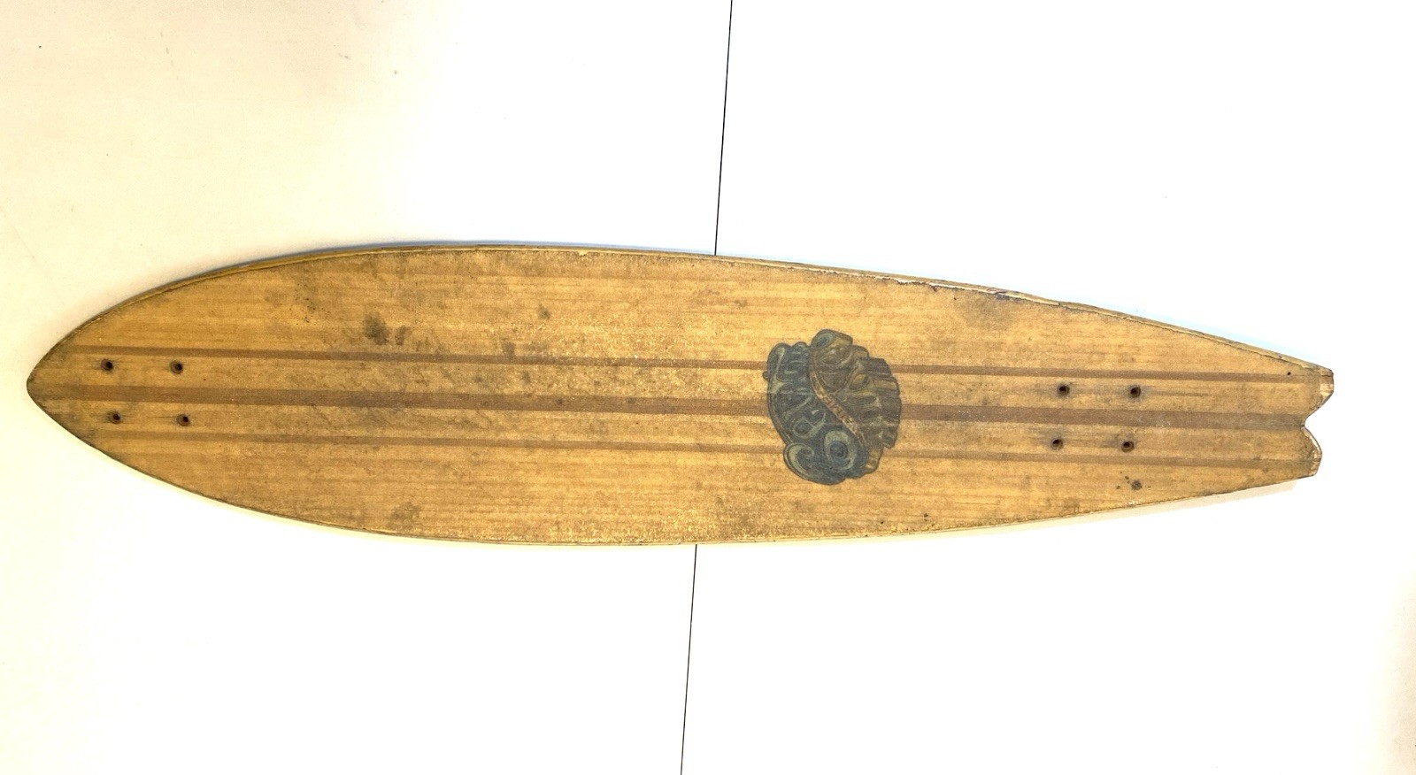 Vintage Sector Nine Waimea Longboard Skateboard 39” Long - Deck Only -