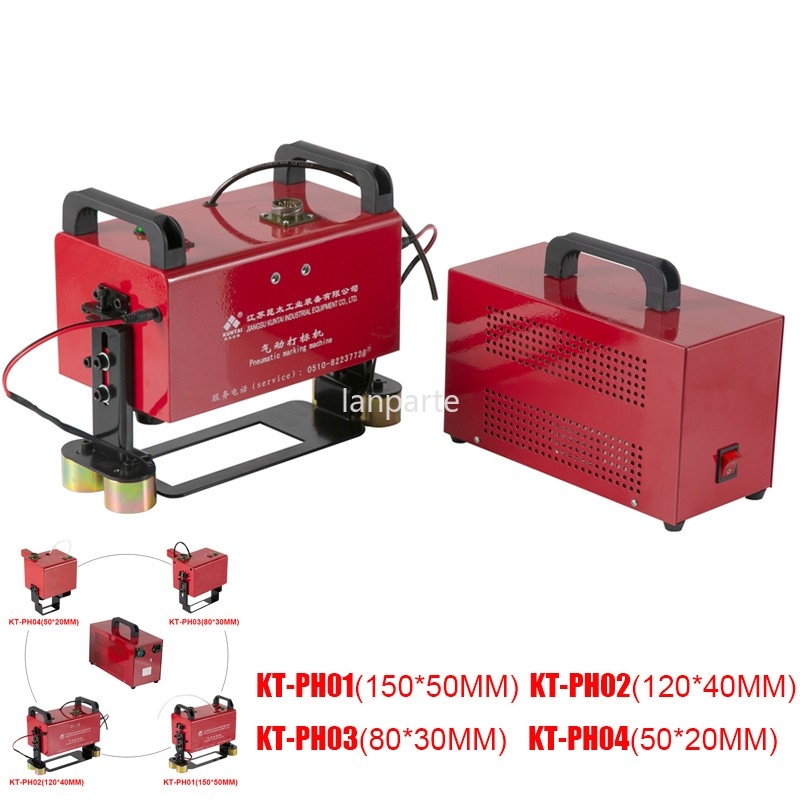KT-PH Pneumatic Dot Peen Marking Machine For Metal Surface Engraving VIN Code