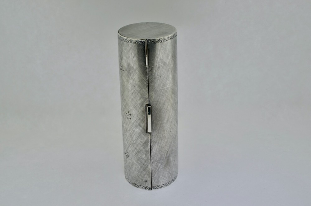 Vintage Sterling Silver Lipstick Case Holder