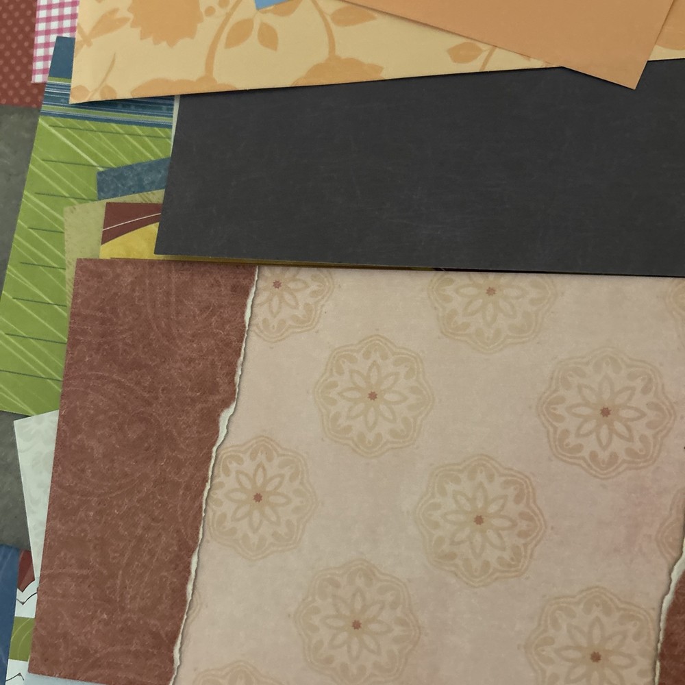 scrapbooking supplies lot used