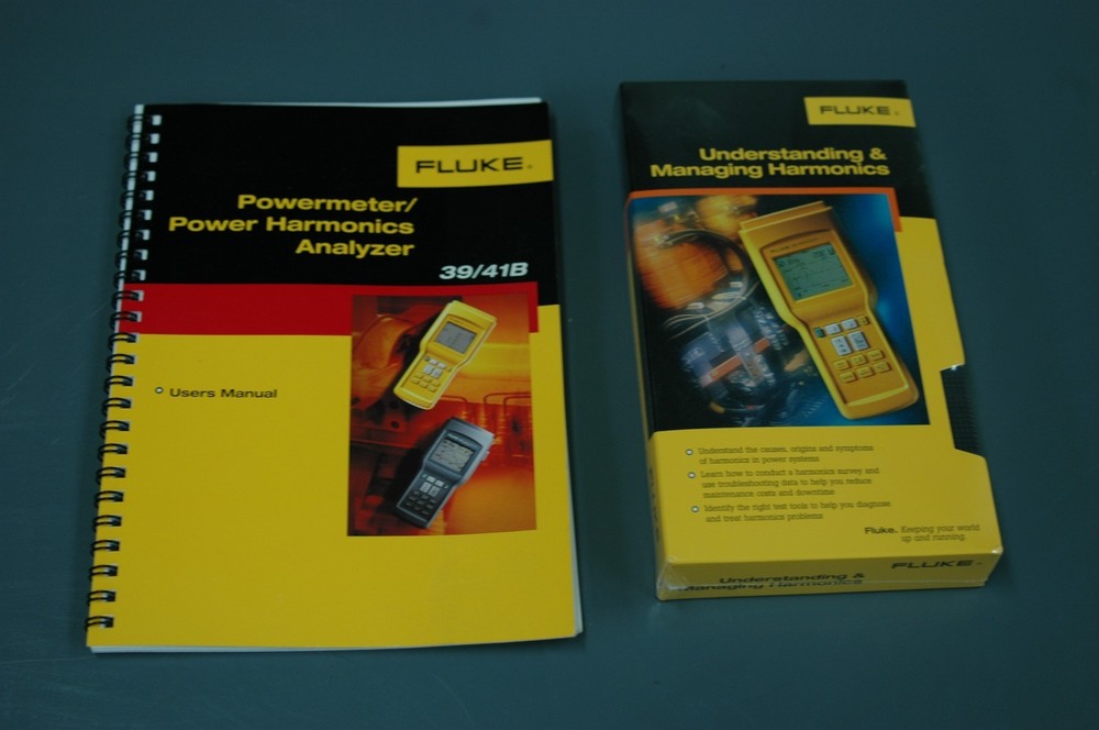 FLUKE 41B-AV HANDHELD POWER HARMONICS ANALYZER -Surplus