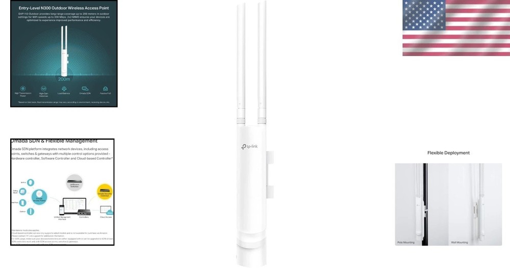 Omada N300 Outdoor WiFi Access Point