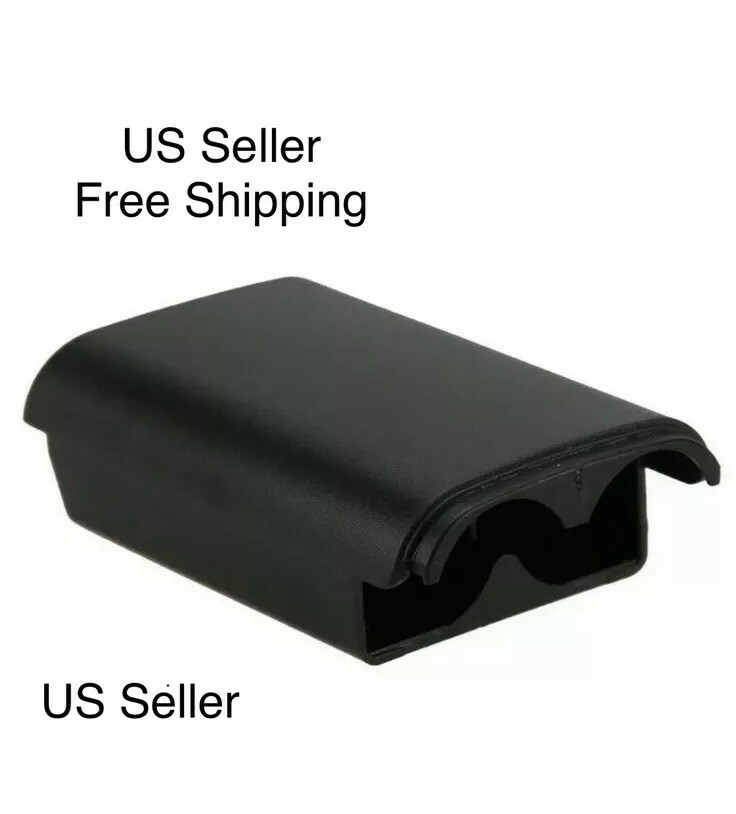 2x Black AA Battery Back Cover Case Shell Pack For Xbox 360 Wireless Controller