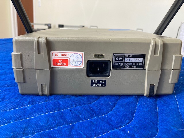 GW FUNCTION GENERATOR MODEL #GFG-8015F 120 VAC 50/60 HZ - USED1 (PC)