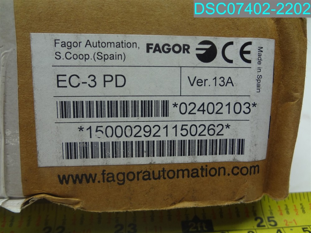 Fagor EC-3 PD Ver. 13A Linear Encoder Connection Cables 02402103