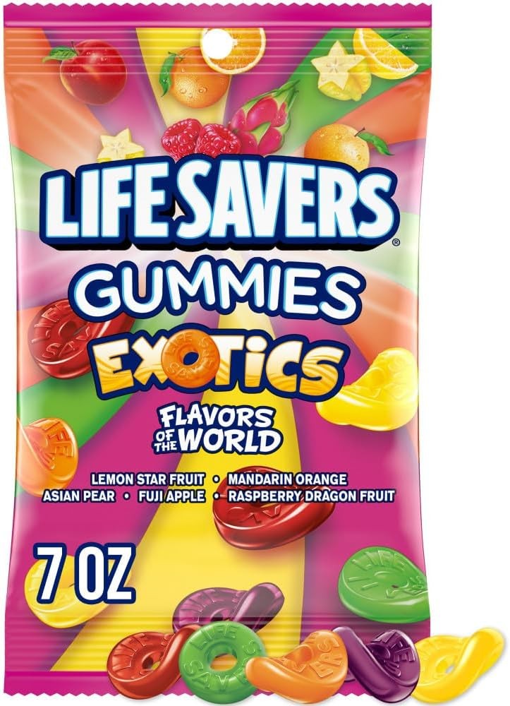 LIFE SAVERS Exotics Gummy Candy, Bag