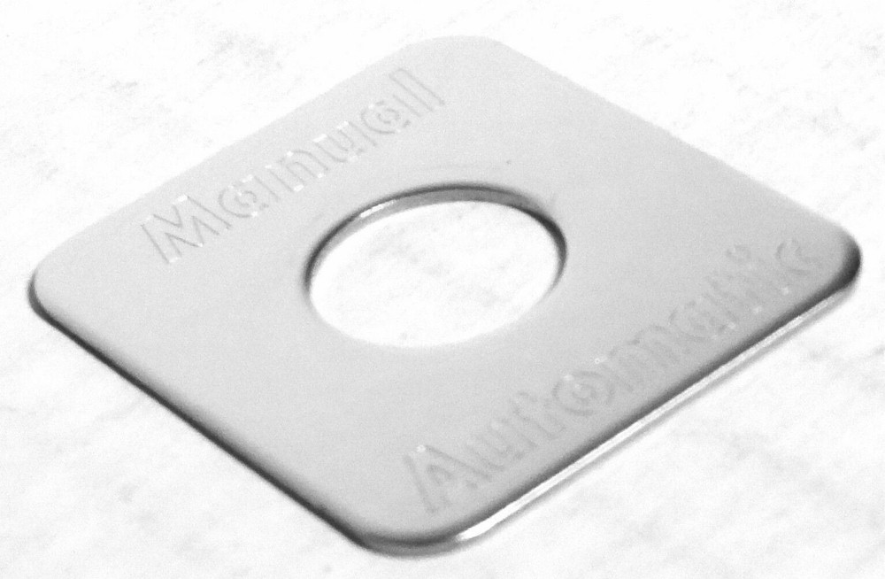 Switch Plate for Freightliner Engine Fan Manual/Automatic Stainless GG#68778