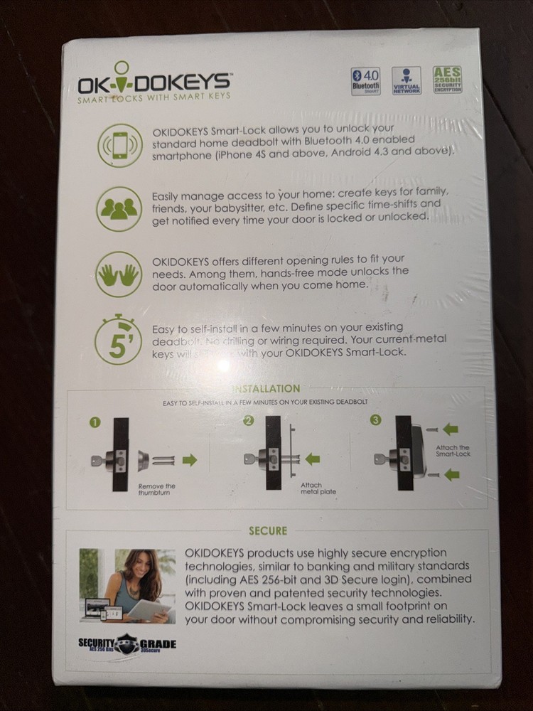 OKIDOKEYS Smart Lock System Smart Reader Classic Access-Pack Bluetooth